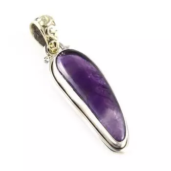 Natural Cacoxenite Gemstone 925 Solid Sterling Silver Jewelry Pendant 1.5 n5A12