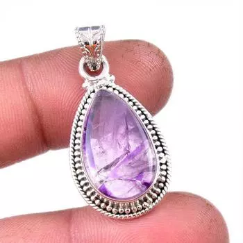 Natural Cacoxenite Gemstone 925 Solid Sterling Silver Jewelry Pendant 1.50 e2n46