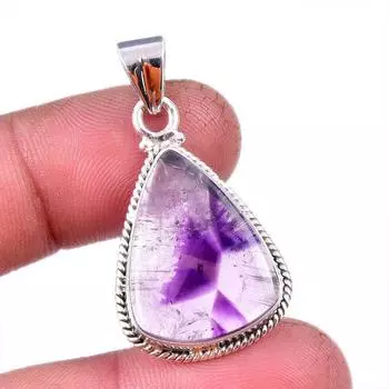Natural Cacoxenite Gemstone 925 Solid Sterling Silver Jewelry Pendant 1.50 v4R64