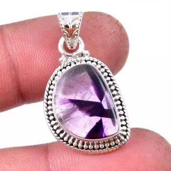 Natural Cacoxenite Gemstone 925 Solid Sterling Silver Jewelry Pendant 1.25 R5c47