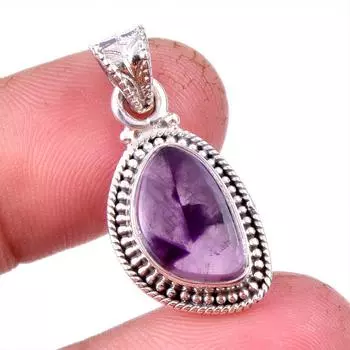 Natural Cacoxenite Gemstone 925 Solid Sterling Silver Jewelry Pendant 1.25 M5C06