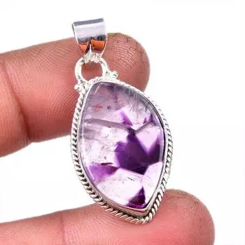 Natural Cacoxenite Gemstone 925 Solid Sterling Silver Jewelry Pendant 1.50 u2d84