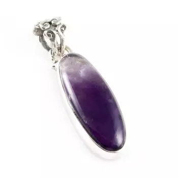 Natural Cacoxenite Gemstone 925 Solid Sterling Silver Jewelry Pendant 1.5 r3e64