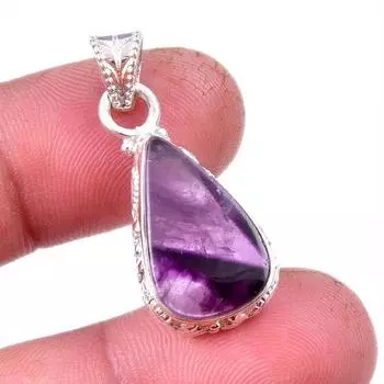 Natural Cacoxenite Gemstone 925 Solid Sterling Silver Jewelry Pendant 1.25 E6e10