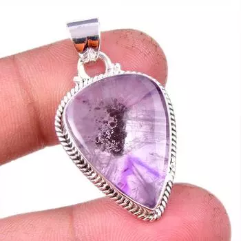 Natural Cacoxenite Gemstone 925 Solid Sterling Silver Jewelry Pendant 1.50 C0I84