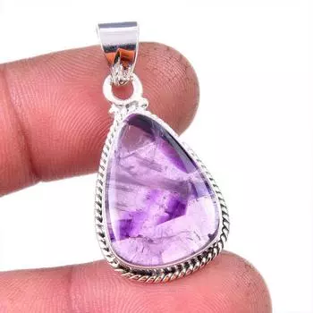 Natural Cacoxenite Gemstone 925 Solid Sterling Silver Jewelry Pendant 1.50 H2w96