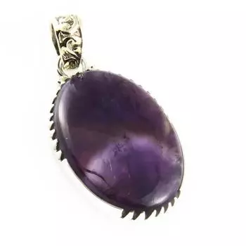 Natural Cacoxenite Gemstone 925 Sterling Silver Gift Two Tone Pendant 1.5 n4n30