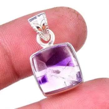 Natural Cacoxenite Gemstone Handmade 925 Solid Sterling Silver Pendant 1 y7P95