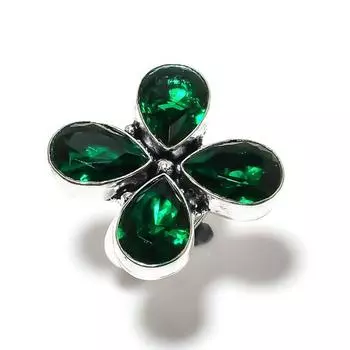 Natural Chrome Diopside Gemstone 925 Sterling Silver Gift Ring Size 6 f3g66