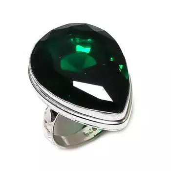 Natural Chrome Diopside Gemstone 925 Sterling Silver Jewelry Ring Size 6.5 m7V20