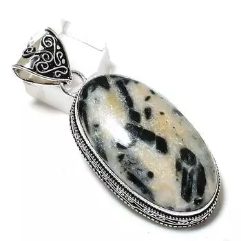 Natural Chrome Diposite Gemstone 925 Sterling Silver Gift Pendant 2.40 O6p82