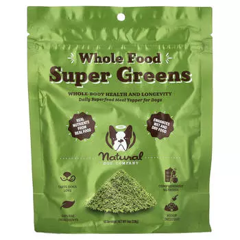 Natural Dog Company, Натуральная еда Super Greens, для собак, 8 унций (228 г)