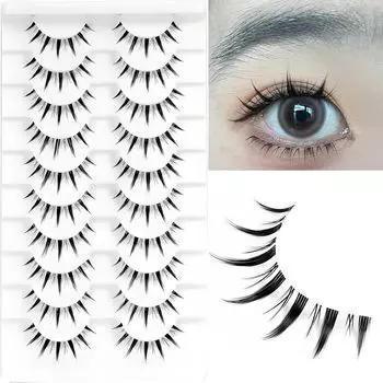 Natural false eyelashes Natural false eyelashes Natural false eyelashes (JPlashes7) чёрный