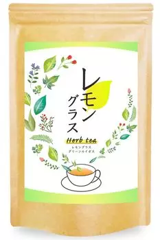 Natural Feast Лемонграсс Чай с лемонграссом Чайные пакетики Травяной чай Чайные пакетики Сделано в Японии Без кофеина (30 упаковок)