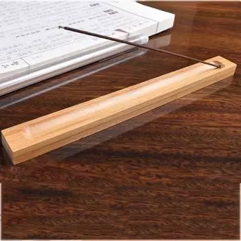 Natural Incense Stick Holder Bamboo Incense Ash Catcher Bamboo Board Incense Holder Fragrance Painted