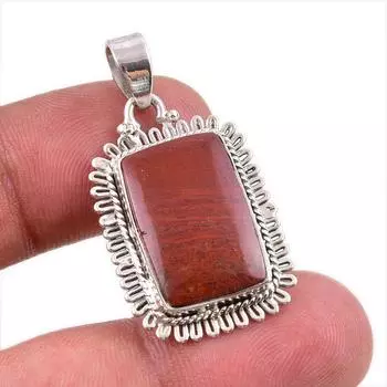 Natural Iron Tiger s Eye Gemstone Handmade 925 Solid Silver Pendant 1.50 l4c35