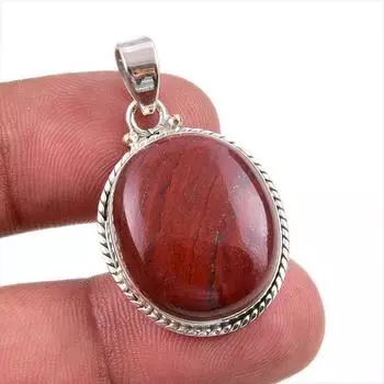 Natural Iron Tiger s Eye Gemstone Handmade 925 Solid Silver Pendant 1.50 d9Q43