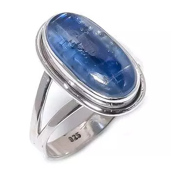 Natural Kyanite Gemstone Handmade 925 Solid Sterling Silver Gift Ring S.9 k4W76