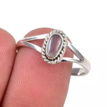 Natural Kyanite Gemstone Handmade 925 Sterling Silver Jewelry Ring Size 10 h1o44