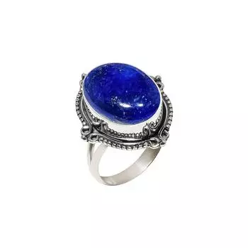 Natural Lapis Lazuli - Afghanistan 925 Sterling Silver Ring V4578, Blue Ring, Oval Ring, Valentin s Day Gift, Gift For Her, Birthday Gift, Handmade Je