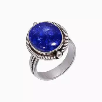 Natural Lapis Lazuli - Afghanistan 925 Sterling Silver Ring V5096, Blue Ring, Oval Ring, Valentin s Day Gift, Gift For Her, Birthday Gift, Handmade Je