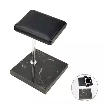 Natural marble bottom display rack Clock seat Soft design sample room Closet Clock storage Clock rack Accessory box Clock storage Clock stand Black