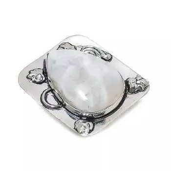 Natural Moonstone Gemstone 925 Sterling Silver Jewelry Ring Size 7.5 U2N02