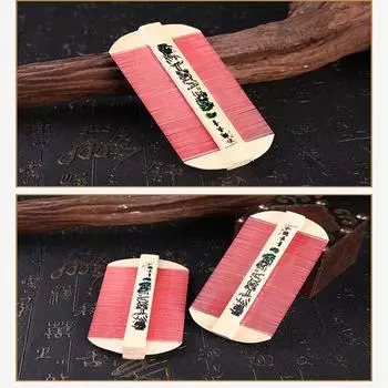 Натуральная бамбуковая расческа от вшей, деревянные расчески с супер узкими зубьями, без статического инструмента для волос для мужчин или домашних животных One Size