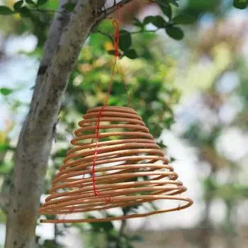 Натуральная благовонная катушка с цитронеллой, длительное время горения, освещение в помещении и на открытом воздухе для кемпинга, ароматическая палочка с маслом цитронеллы S