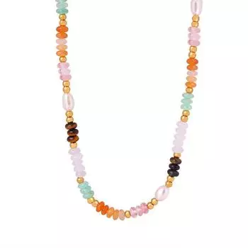 Натуральная бусина Абакус розовый тигровый глаз зеленый призрачный камень бусины пресноводный натуральный жемчуг ручная работа ожерелье универсальные ювелирные изделия