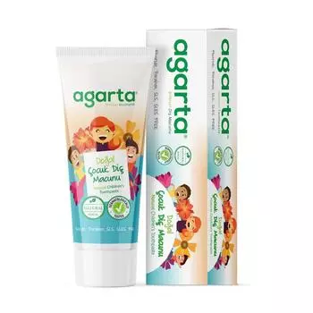 Натуральная детская зубная паста Клубника 75 мл Не содержит фтора Здоровая