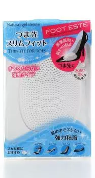 Натуральная гелевая стелька, тонкий носок чистый