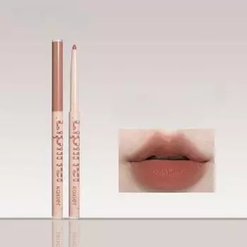 Натуральная губная помада для контурирования губ, матовая матовая помада, которую нелегко размазать и которая держится долго, водостойкий блеск для губ.