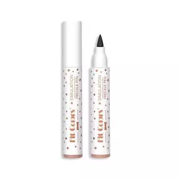 Натуральная имитация веснушек, имитация пера, не легко выцветает и покрывает перо 2 цвета 01карамельный светло-коричневый 02coffee dark brown