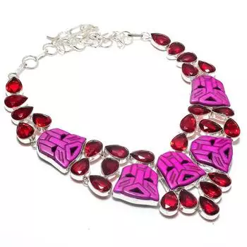 Натуральная камея, гранатовый драгоценный камень, ожерелье из стерлингового серебра 925 пробы, 18 дюймов, k5c95