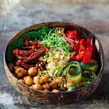 Натуральная кокосовая чаша Украшение Суп Фруктовый салат Лапша Рисовая чаша Деревянная фруктовая чаша Натуральная кокосовая чаша Деревянная фруктовая чаша