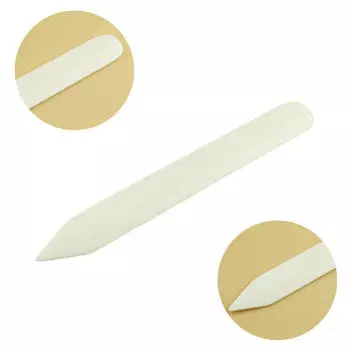 Натуральная костяная папка биговальная машина биговка фальцовка бумага инструмент для кожаных изделий 6