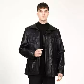 Натуральная кожа для мужчин, мужское пальто