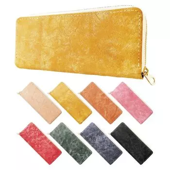 Натуральная кожа круглый пенал тонкий компактный тонкий пенал держатель для ручек простой канцелярский кожаный Сделано в Италии Pueblo ягодно-желтый жёлтый