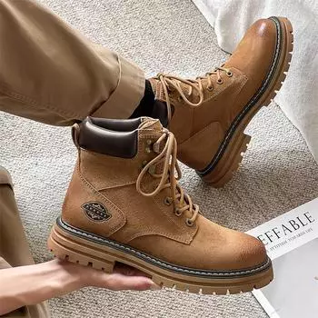 Натуральная кожа мужские зимние ботинки военные походные снежные коричневые/серые дизайнерские тактические ботинки для мужчин рабочая обувь кроссовки 38 коричневый