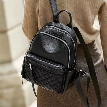 Натуральная кожа рюкзак для чернокожих женщин, большая дорожная сумка из натуральной кожи, деловая дизайнерская необходимость, новая мода