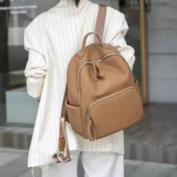 Натуральная кожа рюкзак женский большой емкости рюкзак коровья кожа рюкзак для путешествий компьютерный рюкзак студенческий рюкзак дорожная сумка коричневый