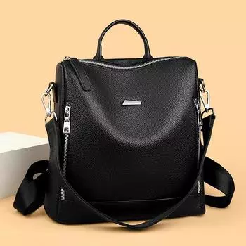 Натуральная кожа рюкзаки для женщин большой емкости водонепроницаемый рюкзак модные женские школьные дорожные сумки