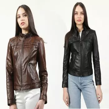 Натуральная кожа, женские пальто, женские пальто