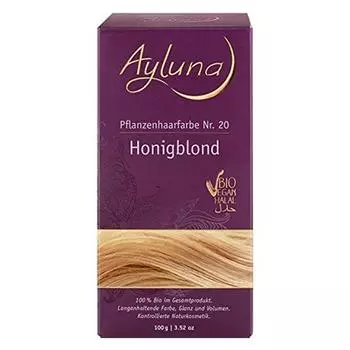 Натуральная краска для волос Aruna Herb №20 медовый блонд 100 г