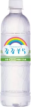 Натуральная кремниевая вода Kuju Mountain Nana Sora 525 мл x 24 бутылки, кремниевая вода Aso Kuju Mountain Range [серия Aso]