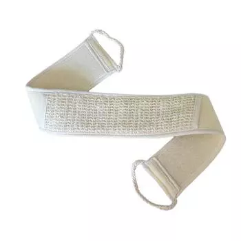 Натуральная люфа, отшелушивающий ремешок на спине, скруббер для душа, скребок для тела, ремешок для щетки для ванны, инструмент для личной чистки ZPG