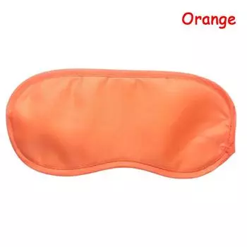 Натуральная маска для сна, тень, мягкая портативная повязка на глаза для путешествий, повязка на глаза Black