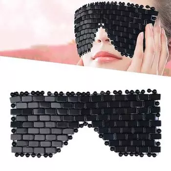 Натуральная нефритовая маска для глаз, массажер для глаз, охлаждающая нефритовая маска для глаз, расслабляющая маска для сна, инструменты для ухода за маской, каменное лицо, сон