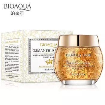 Натуральная ночная маска с османтусом, увлажняющая маска для контроля жирности, маска с яркими лепестками 120g